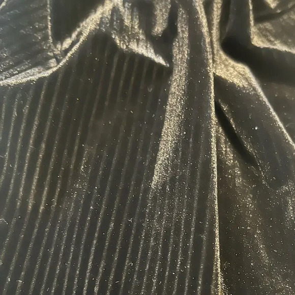 GOOD AMERICAN Velvet‎ Midi Dress in Black Ribbed size 1 - Picture 6 of 9